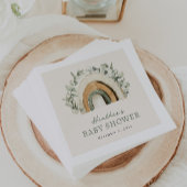 Boho regenboog papieren servetten