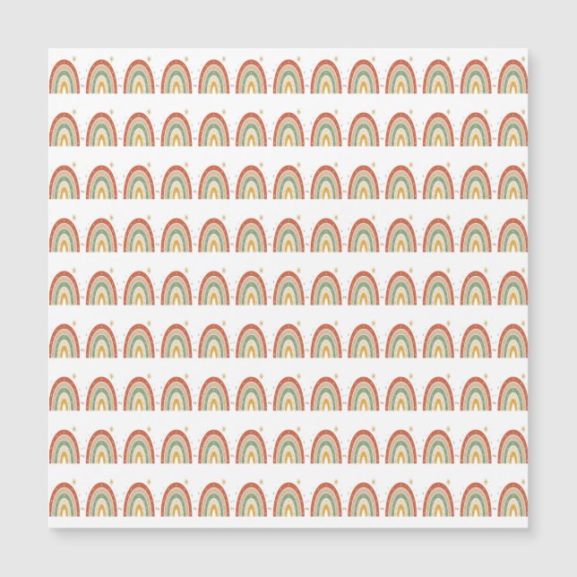 Boho Regenboog Patroon Nekdas (Voorkant)