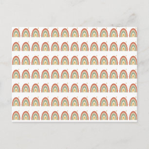 Boho Regenboog Patroon Nekdas Briefkaart
