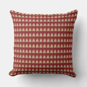 Boho Regenboog Patroon Nekdas Kussen