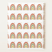 Boho Regenboog Patroon Nekdas Planner (Achterkant)