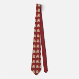 Boho Regenboog Patroon Nekdas Stropdas