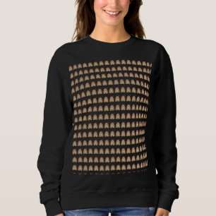 Boho Regenboog Patroon Nekdas Trui