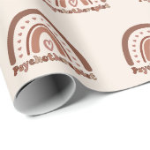 Boho Regenboog Psychotherapeut Therapeut Cadeaupapier (Rol Hoek)