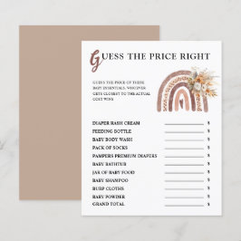 Boho Regenboog | Raad de juiste prijs baby shower