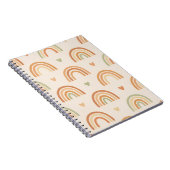 Boho Regenboog Spiralen Notitieboek (Rechterzijde)