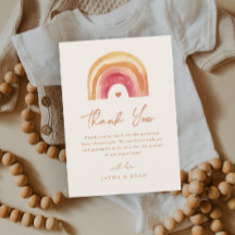 Boho Regenboog Terracotta Baby Shower