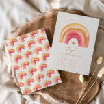 Boho Regenboog Terracotta Kids Verjaardagsfeest Kaart<br><div class="desc">Boho Regenboog Terracotta Kinderen Verjaardagsfeestje Uitnodiging . Klik op de knop Bewerken/personaliseren om dit ontwerp aan te passen.</div>