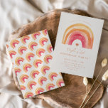 Boho Regenboog Terracotta Kids Verjaardagsfeest Kaart<br><div class="desc">Boho Regenboog Terracotta Kinderen Verjaardagsfeestje Uitnodiging . Klik op de knop Bewerken/personaliseren om dit ontwerp aan te passen.</div>