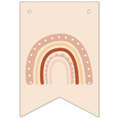 Boho Regenboog verjaardag bunting vlag Vlaggetjes (Eerste vlag)