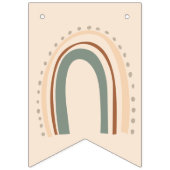 Boho Regenboog verjaardag bunting vlag Vlaggetjes (Derde vlag)