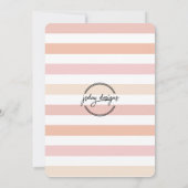 Boho Regenboog Verjaardag Meisje Kaart (Achterkant)