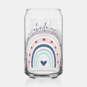 Boho Regenboog Verpleegkundige en Verpleegkundige Blikvorm Glas (Voorkant)