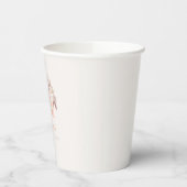 Boho Regenboog Waterverf Eerste Verjaardag Papieren Bekers (Links)