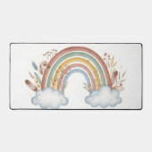 Boho Regenboog & Wilde Bloemen Bureaumat (Voorkant)