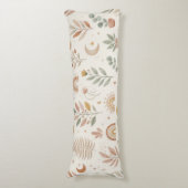 Boho Regenboog Woestijn Succulent en Zonnebloem Lichaamskussen (Voorkant Verticaal)