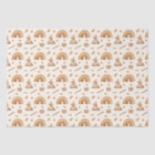 Boho Regenboog & Zen Steenpatroon Tissuepapier (Voorkant)