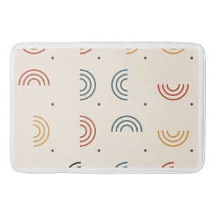 Boho Regenboogbogen Naadloos Patroon Badmat