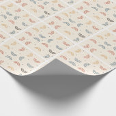 Boho Regenboogbogen Naadloos Patroon Cadeaupapier (Hoek)