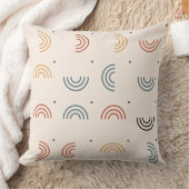 Boho Regenboogbogen Naadloos Patroon Kussen (Deken)