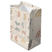 Boho Regenboogbogen Naadloos Patroon Medium Cadeauzakje (Voorkant Gekanteld)