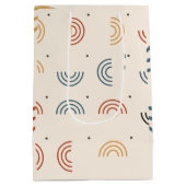 Boho Regenboogbogen Naadloos Patroon Medium Cadeauzakje (Achterkant)