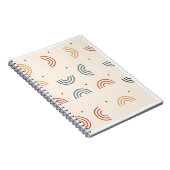 Boho Regenboogbogen Naadloos Patroon Notitieboek (Rechterzijde)