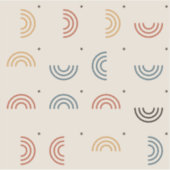 Boho Regenboogbogen Naadloos Patroon Sticker (Voorkant)