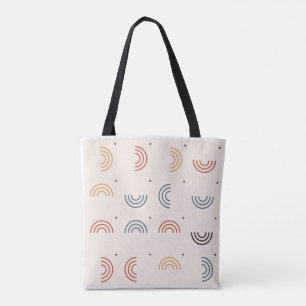 Boho Regenboogbogen Naadloos Patroon Tote Bag