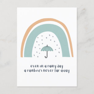 Boho-regenboogheid Kindness Briefkaart