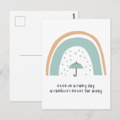 Boho-regenboogheid Kindness Briefkaart (Voorkant / Achterkant)