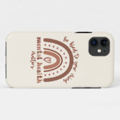 Boho-regenboogmentale gezondheid Case-Mate iPhone case (Achterkant (horizontaal))