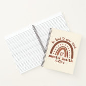 Boho-regenboogmentale gezondheid notitieboek (Binnen)