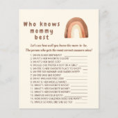 Boho regenboogminimalisme Wie kent mammie het best (Voorkant)