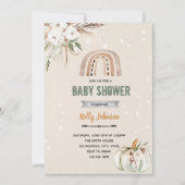 Boho-regenboogpompoen Kaart (Voorkant)