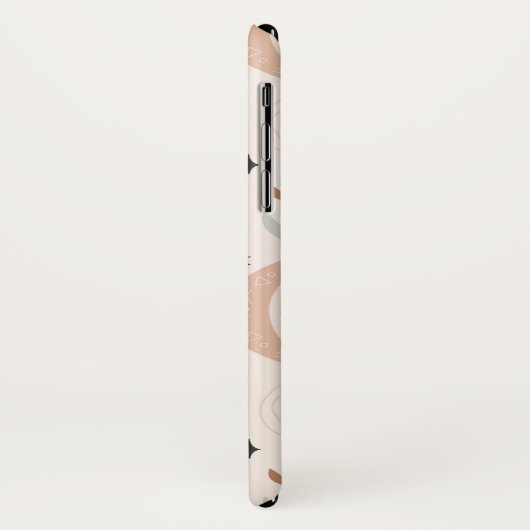 Boho regenboogsterren bloemen abstracte lijnkunst Case-Mate iPhone case (Achterkant/links)