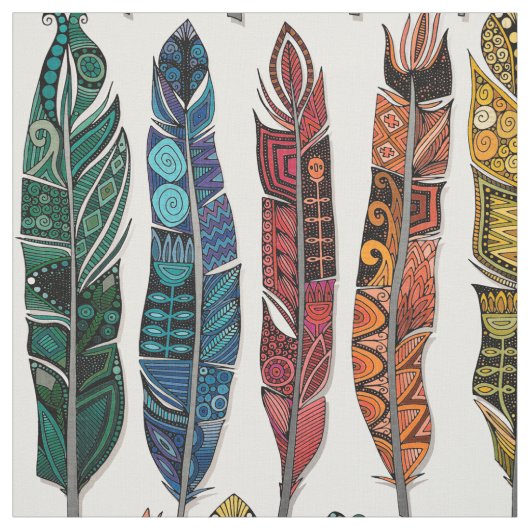 boho regenboogveren stof (Swatch)