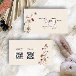 Boho Registry QR Codes Enclosure Kaart