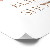 Boho Reizen Miss naar Mrs Bruidsmeisjesfeest Welko Poster (Hoek)