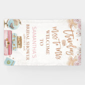 Boho reizen Miss naar Mrs Vrijgezellenfeest Banner (Horizontaal)