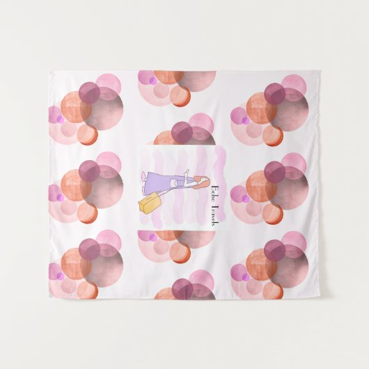 Boho Reizen Wandkleed (Voorkant (horizontaal))