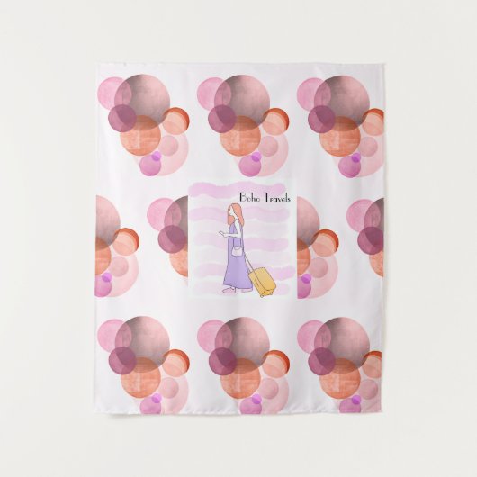 Boho Reizen Wandkleed (Voorkant)