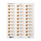 Boho retouradreslabel etiket (Full Sheet)