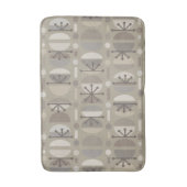 Boho Retro Bowls Lines Taupe Badmat (Voorkant Verticaal)