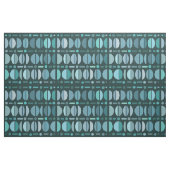 Boho Retro Bowls Pattern Blauwgroen Stof (Fat Quarter)