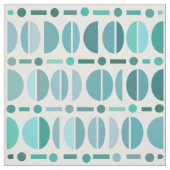 Boho Retro Bowls Pattern Turquoise Stof (Swatch)