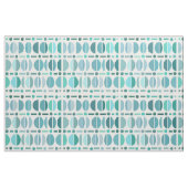 Boho Retro Bowls Pattern Turquoise Stof (Fat Quarter)