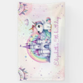 Boho Retro Daisy 1e verjaardag Banner (Verticaal)