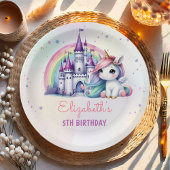 Boho Retro Daisy 1e Verjaardag Papier Borden Papieren Bordje