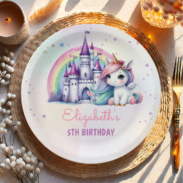 Boho Retro Daisy 1e Verjaardag Papier Borden Papieren Bordje